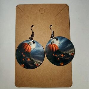 Halloween Pumpkin Earrings